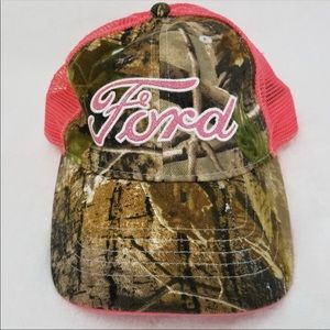 Ford pink camo hat